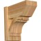 Ekena Millwork Merced Slat Rough Sawn Outlooker, Western Red Cedar, 8"W x 16"D x 16"H OUT08X16X16MRC06RWR - alternate 1